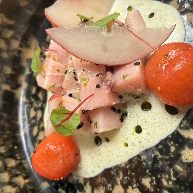 creation thumb for Ceviche d’espadon émulation d’herbe
