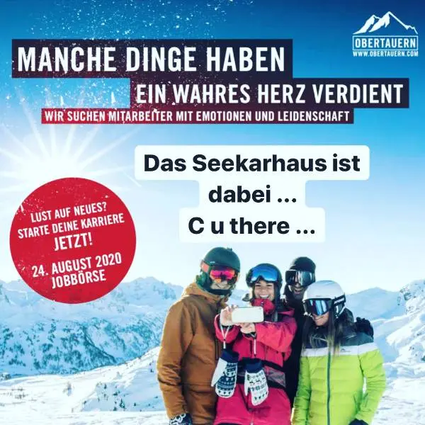 creation thumb for Das Hotel Das Seekarhaus bei der Jobbörse in Velden am 24. August 2020