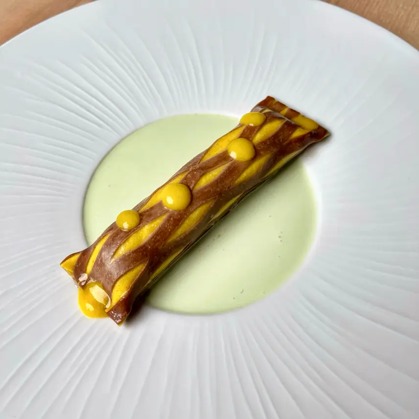 creation thumb for Wellington raviolo filled with braised veal tail