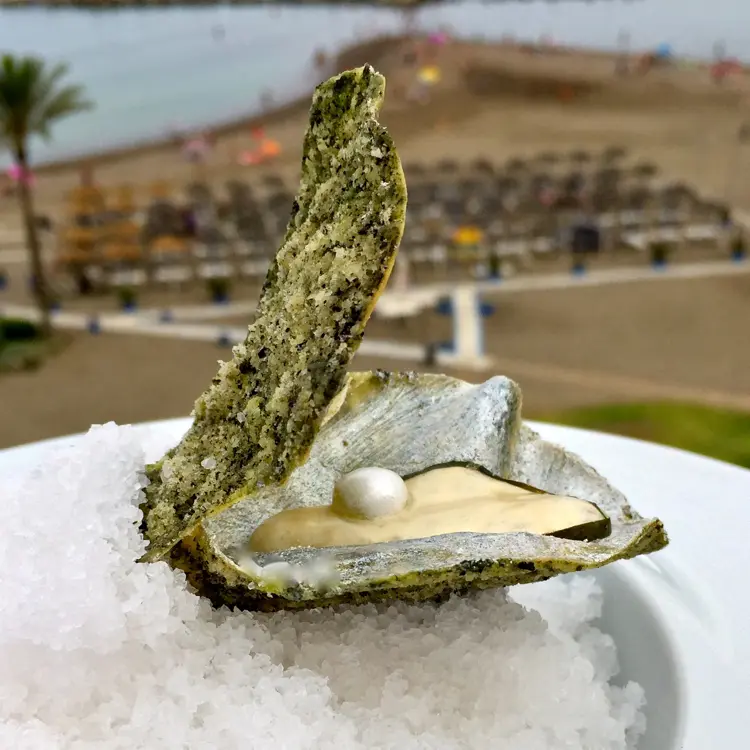 creation thumb for sea ​​oyster with edible seaweed shell