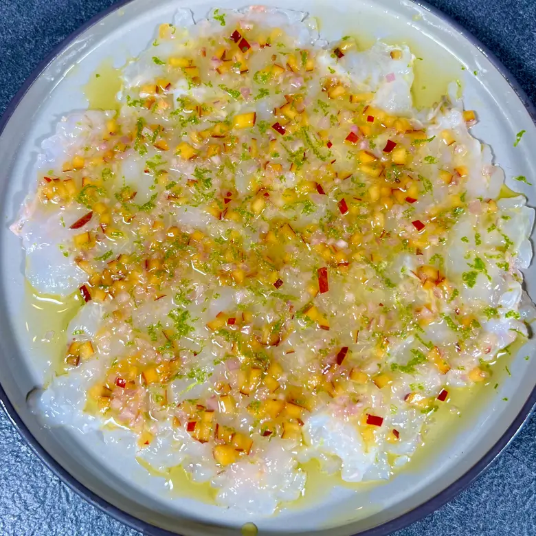 creation thumb for Langoustine carpaccio