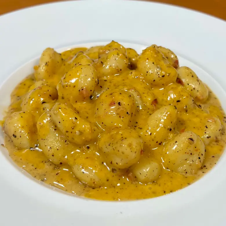 creation thumb for Gnocchis Carbonara 