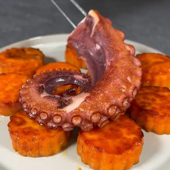 creation thumb for Grilled Octopus with Caramelized Sweet Potato