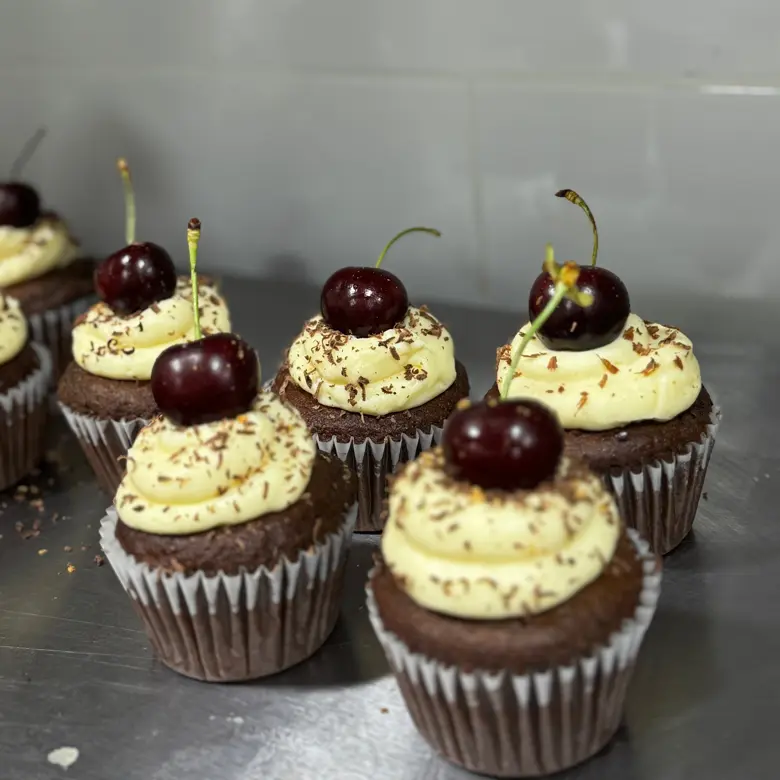 creation thumb for Muffins Selva Negra 🍒