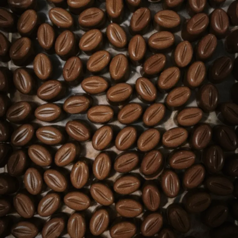 creation thumb for Mini chocolates en forma de grano de café ☕️