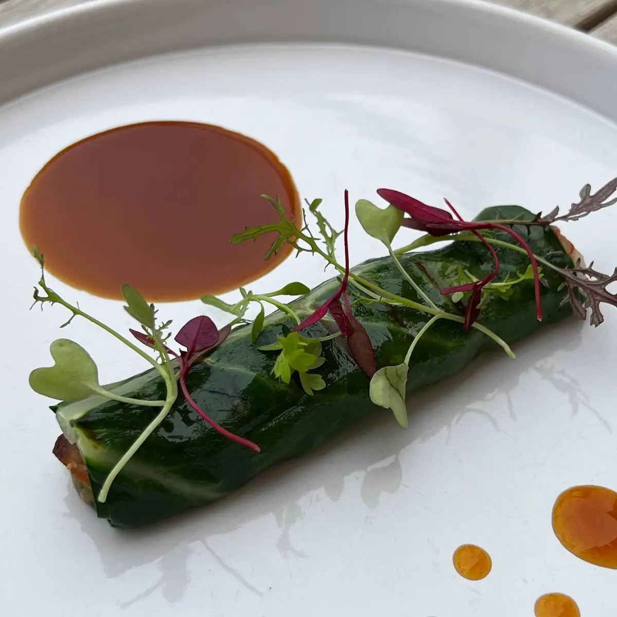 creation thumb for Chard, Prawns, Foie Gras