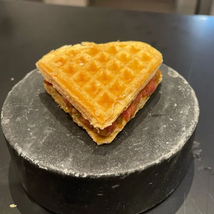creation thumb for Beef Tartare Waffle