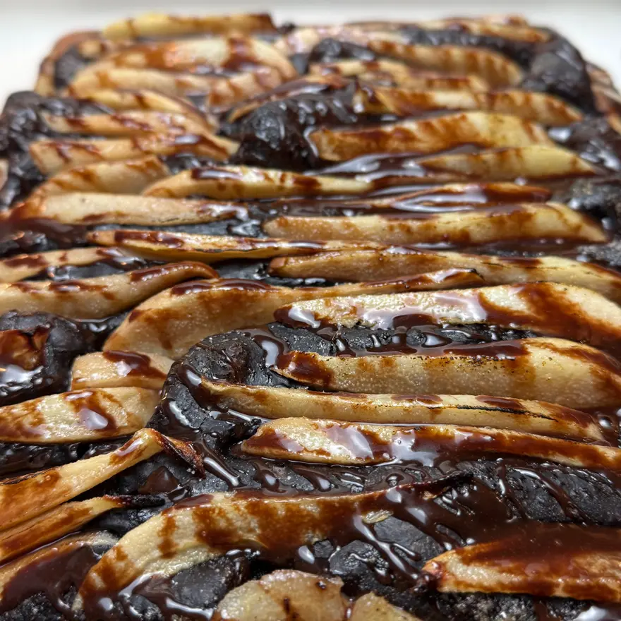 creation thumb for Focaccia cioccolato e pere 