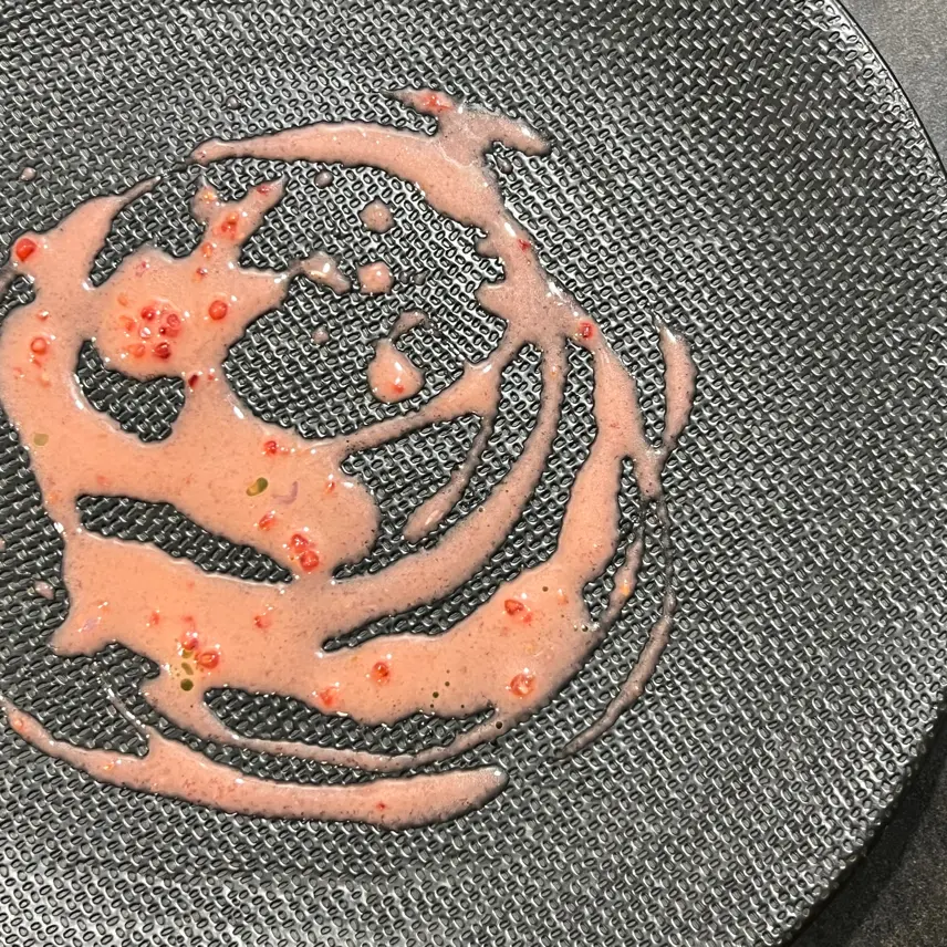 creation thumb for Fennel and raspberry beurre blanc
