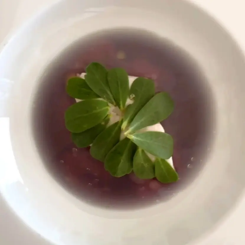 creation thumb for Sea Bass Cooked on a Salt Bed with Herbal Infusion