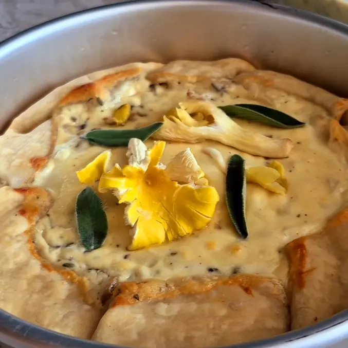 creation thumb for Champignon-Gruyère-Galette