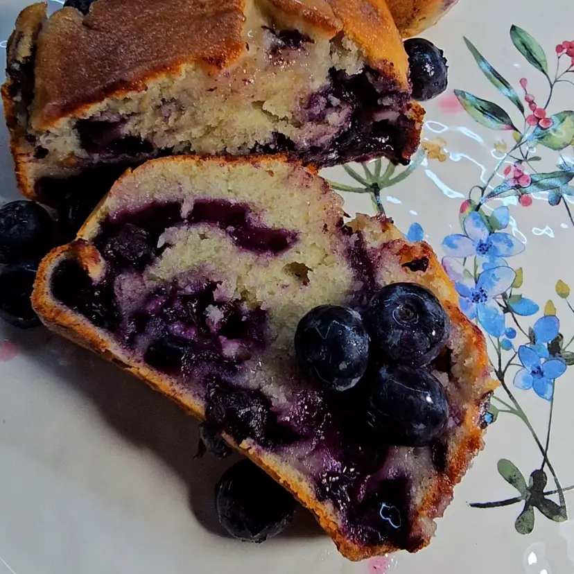 creation thumb for Lemon blueberry yogurt bread! 🫐🍋