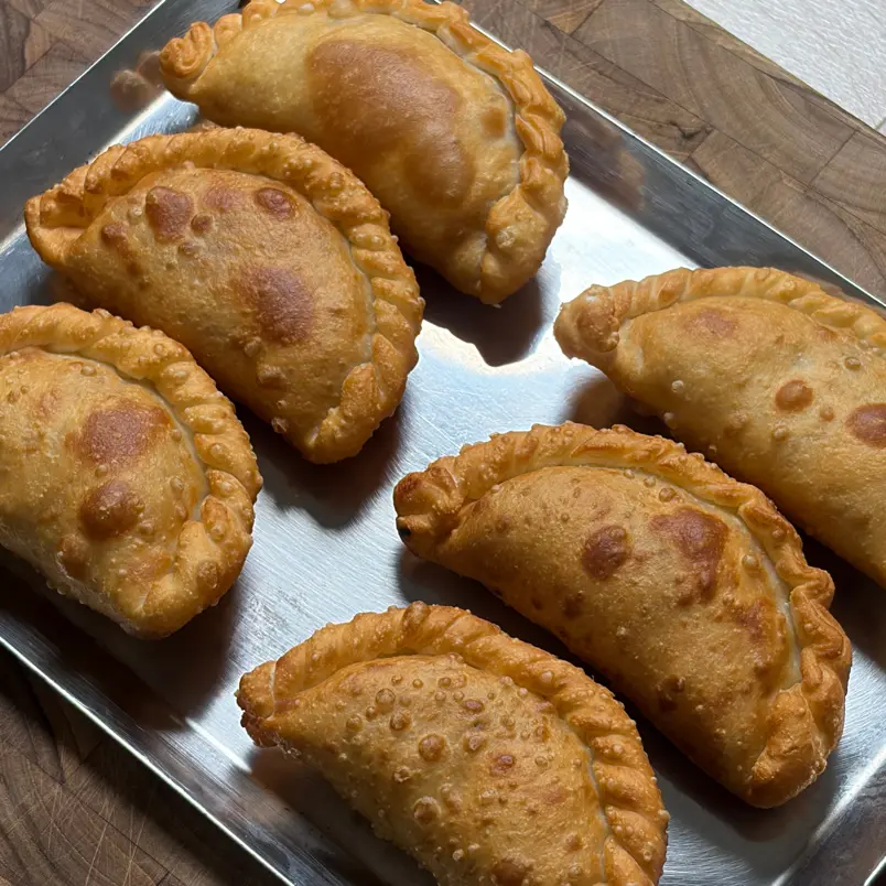 creation thumb for Octopus empanadas with herb chimichurri