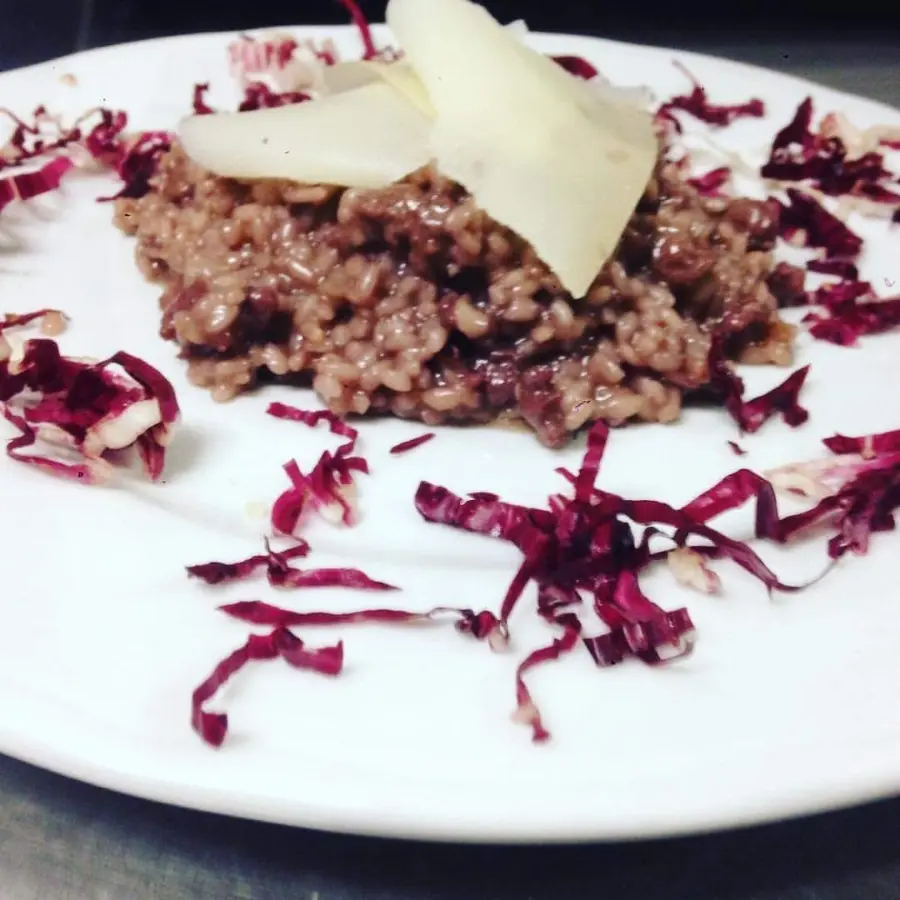creation thumb for Risotto lambrusco salsiccia e Parmigiano Reggiano
