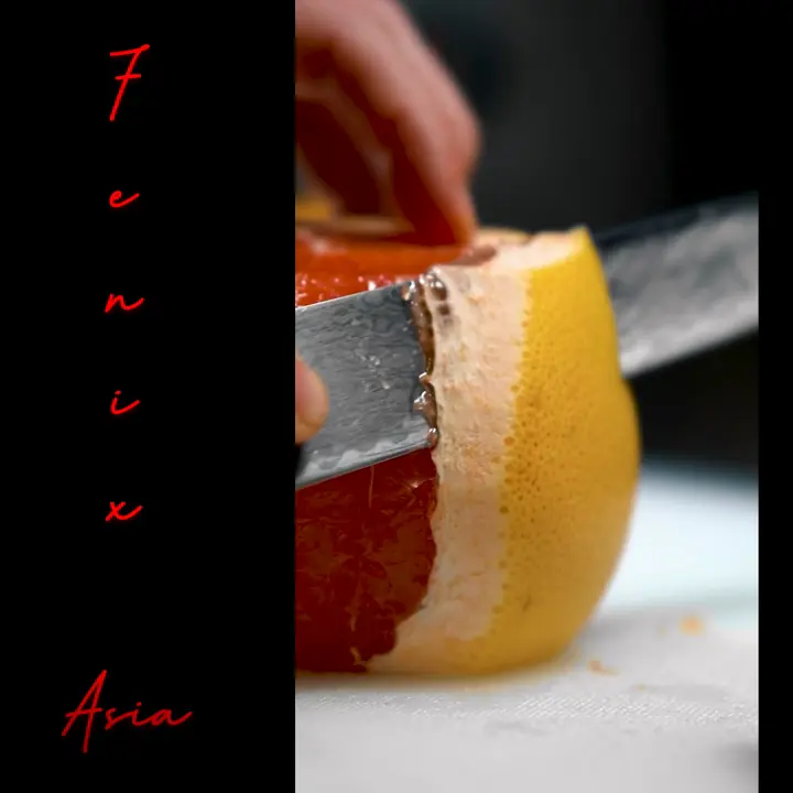creation thumb for Salmon ceviche with citrus and papaya in ginger sauce.