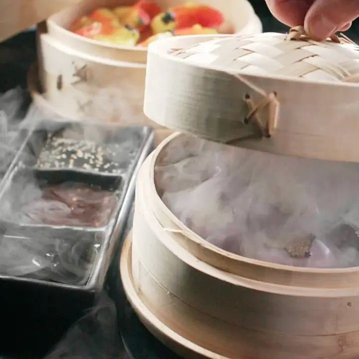 creation thumb for Dim sum with tofu, shiitake and black truffle 