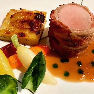 creation thumb for Crispy loin of Kurobuta Pork