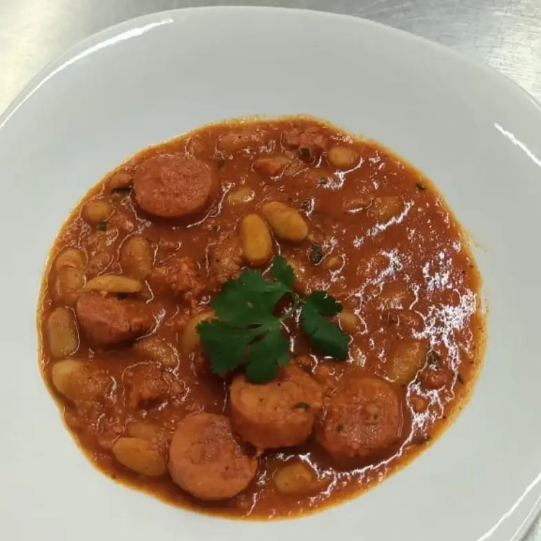 creation thumb for Fagioli con chorizo ​​spagnolo e salsiccia