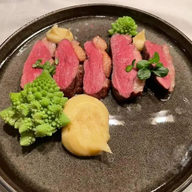 creation thumb for Roasted duck with parsnip cream