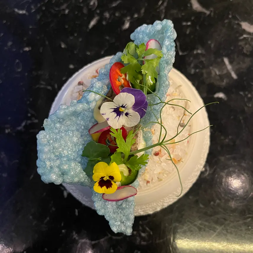creation thumb for Blue tapioca crackers 