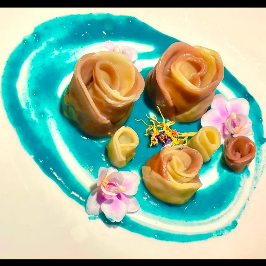 creation thumb for Champignon-Ravioli-Rosen - Vegan