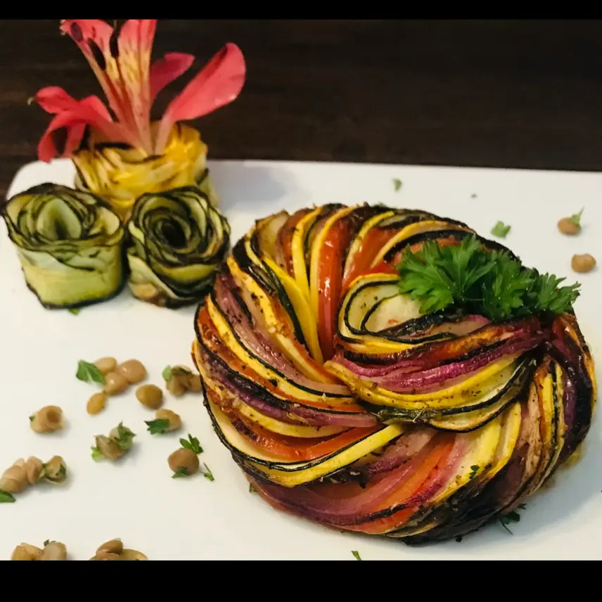 creation thumb for Geschmortes Ratatouille. vegan