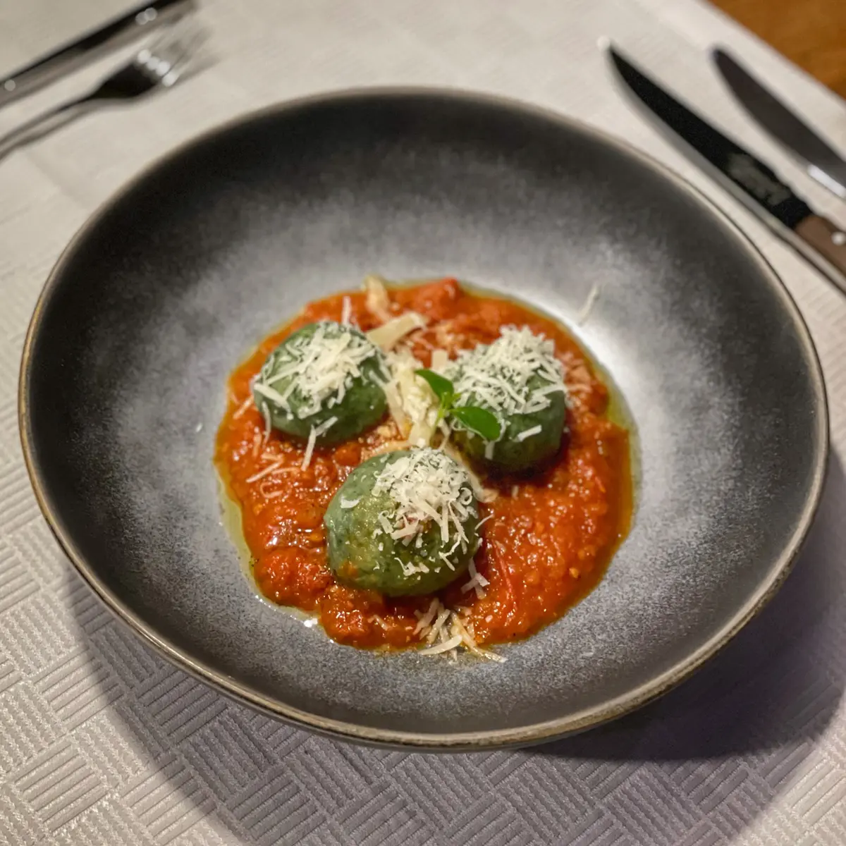 creation thumb for Malfatti al sugo di pomodoro
