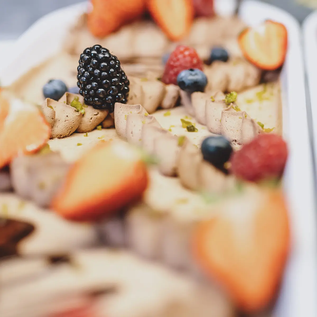 creation thumb for chocolate mousse with fruits