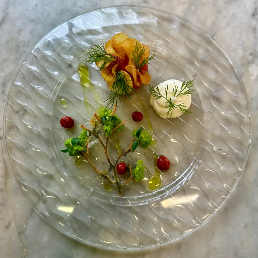 creation thumb for veal tartare with truffle nuances