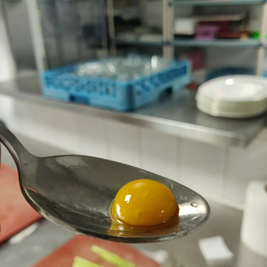 creation thumb for Mango sphere for Beef tartare🥭
