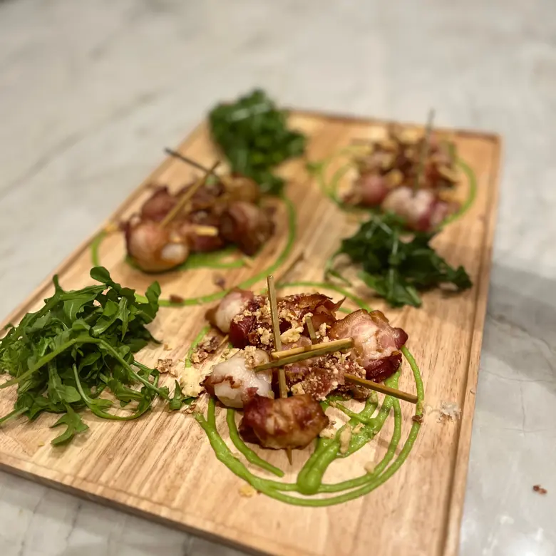 creation thumb for Bacon wrap scallops 