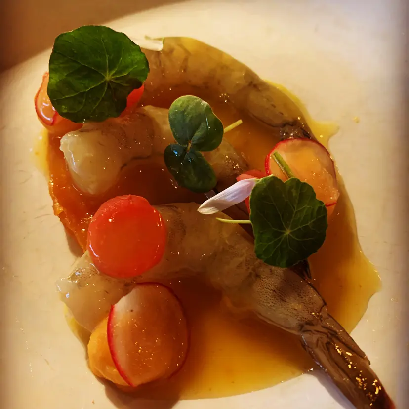 creation thumb for Swiss shrimp Aguachile