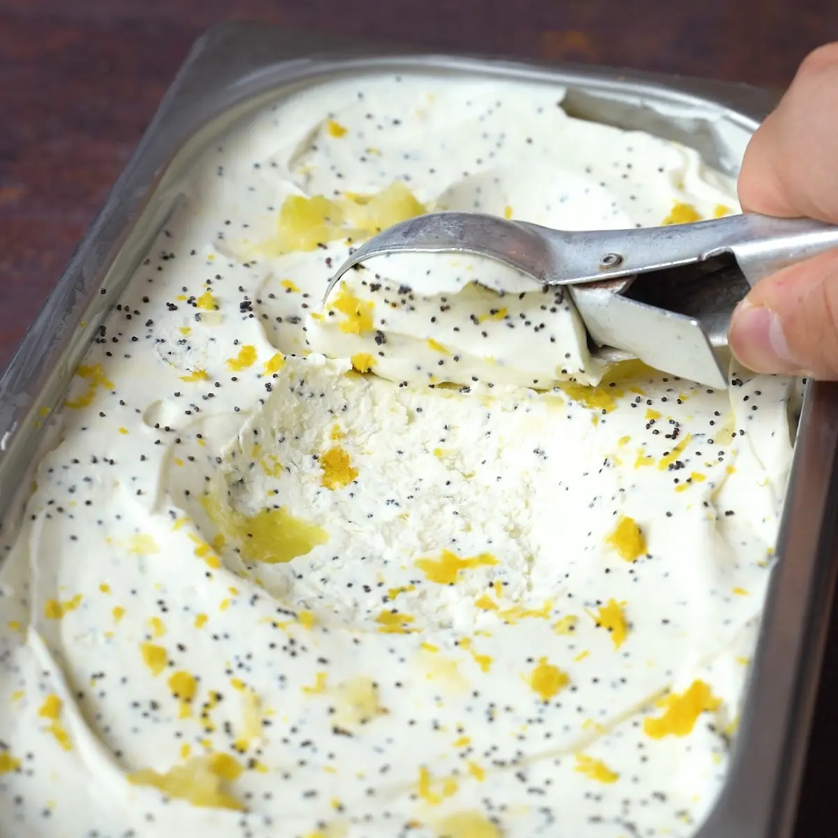 creation thumb for Lemon Poppy Seed Ice Cream