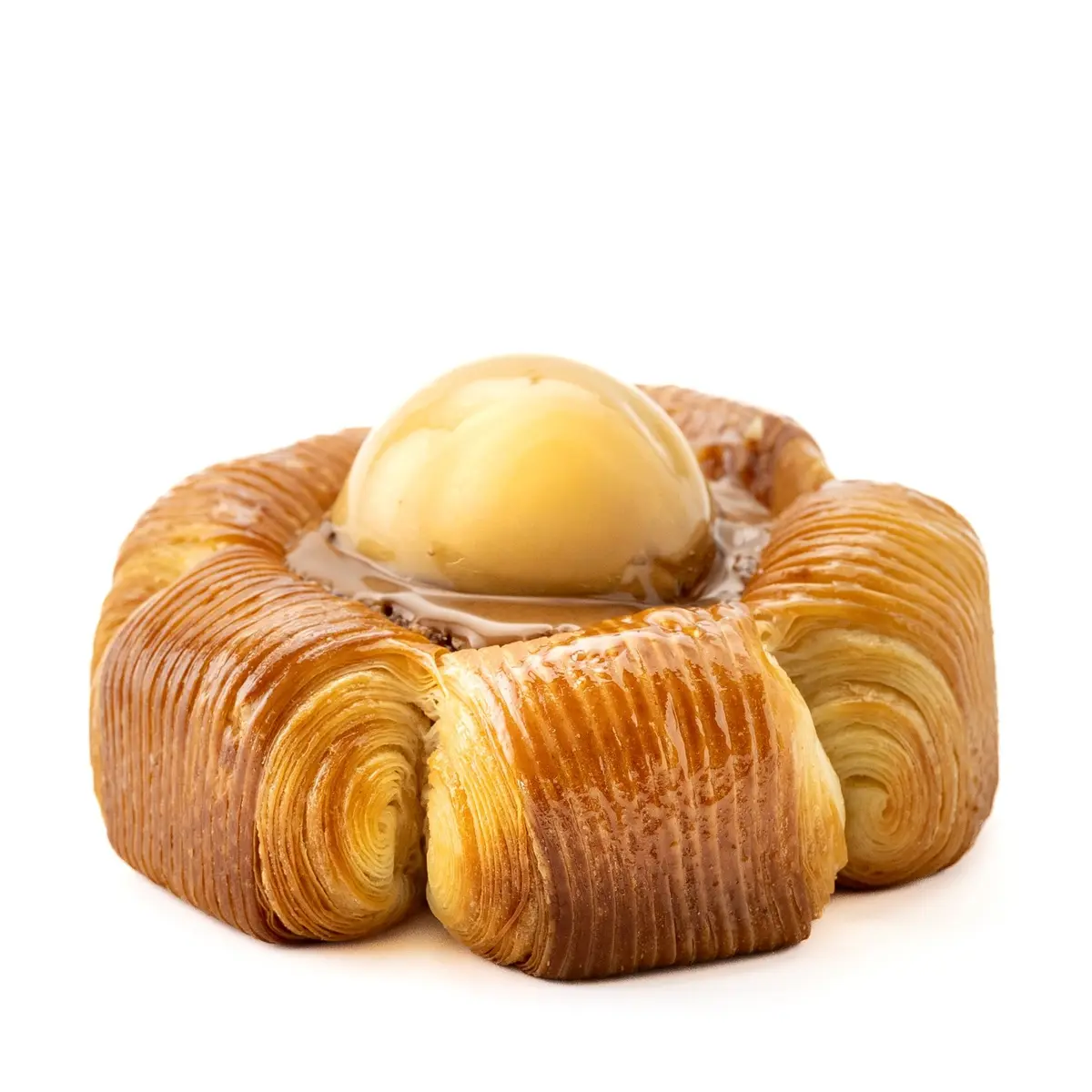 creation thumb for Turrón Flower Croissant