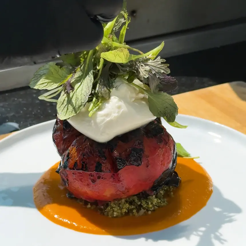 creation thumb for Summer grilled tomato salad