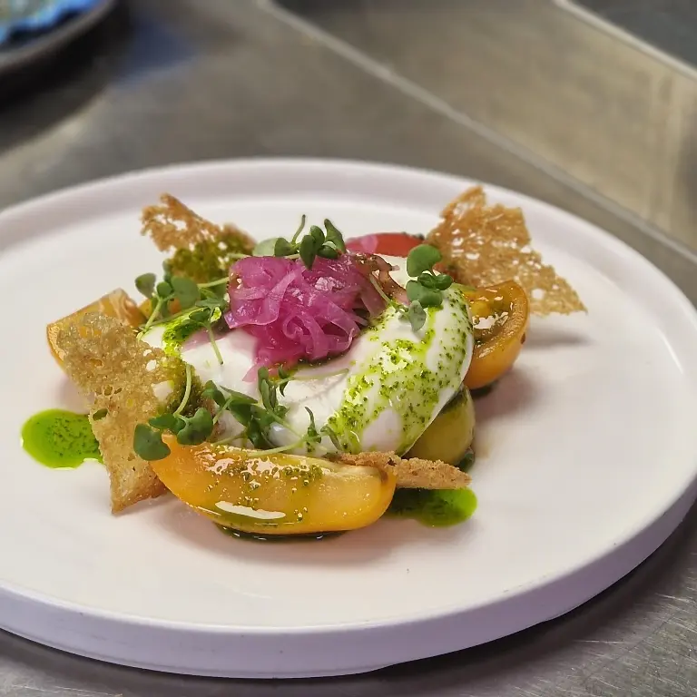creation thumb for Burrata - Heritage tomato.