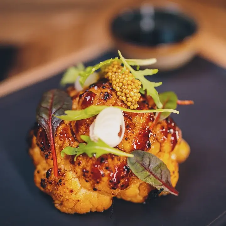 creation thumb for Roasted whole Cauliflower