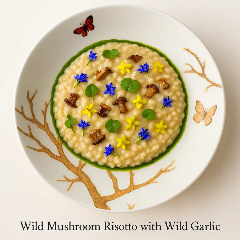 creation thumb for Wild mushrooms risotto