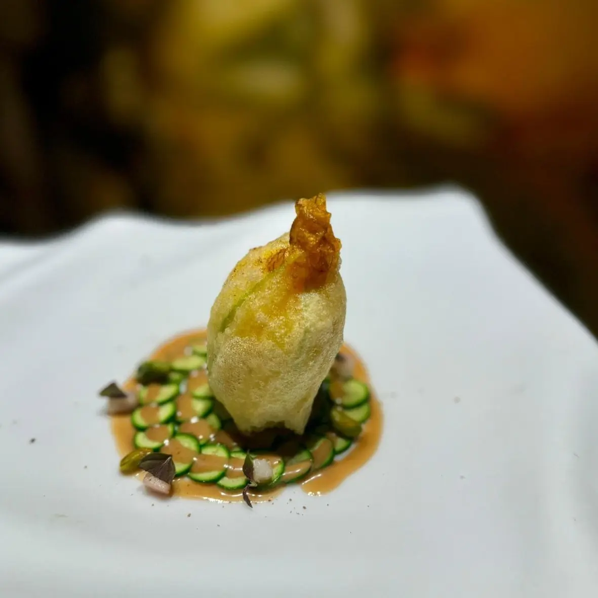 creation thumb for Zucchini Mandala with its Tempura Flower (PART 2)