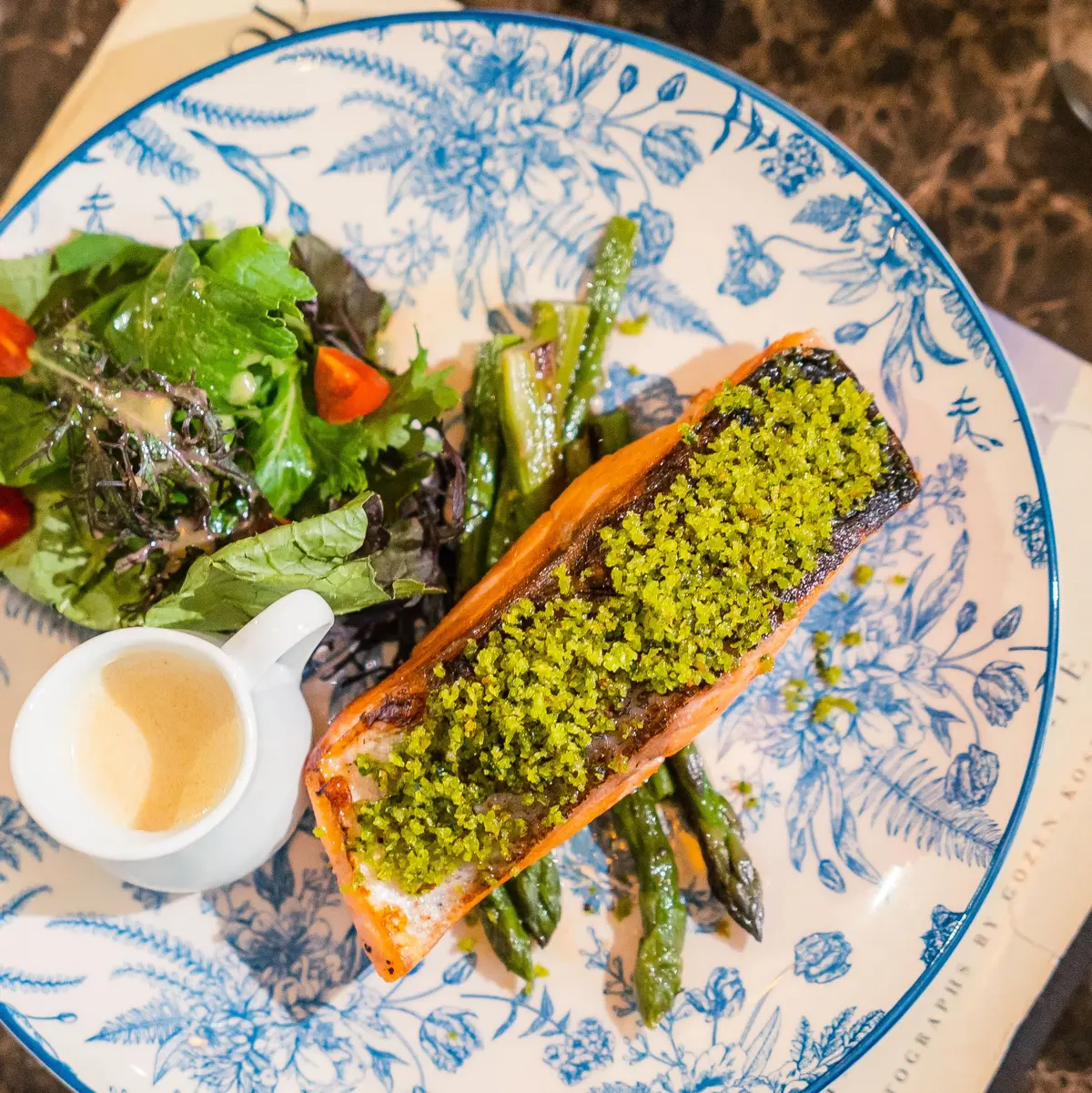 creation thumb for Lachs mit Grüner Sauce