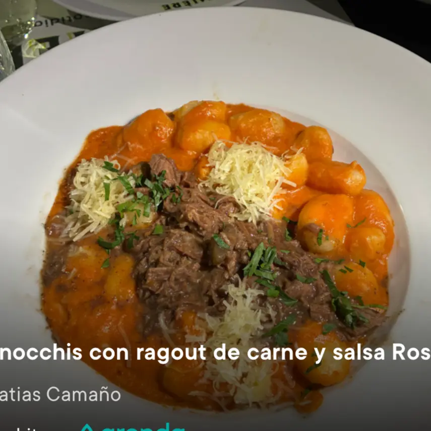 creation thumb for Ñoquis mit Rinderragout und rosa Sauce