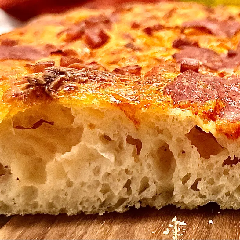 creation thumb for Pizza Focaccia con Lievito Madre