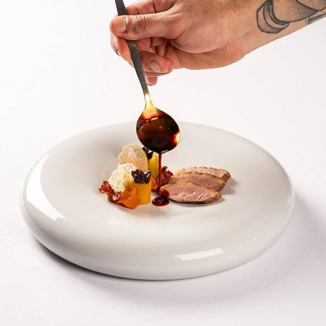 creation thumb for Dutch Duck | "Doksa Masala" | Pumpkin | Duck Tongue | Jasmin Rice