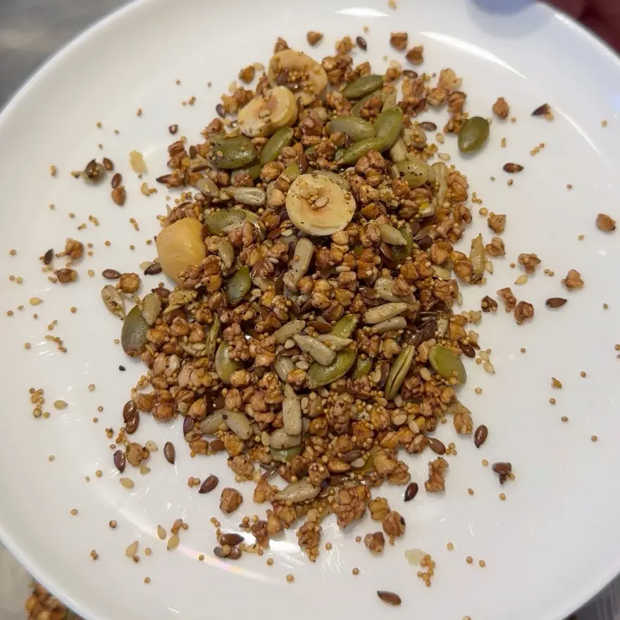 creation thumb for Savory Granola with Popped Buckwheat and Amaranth