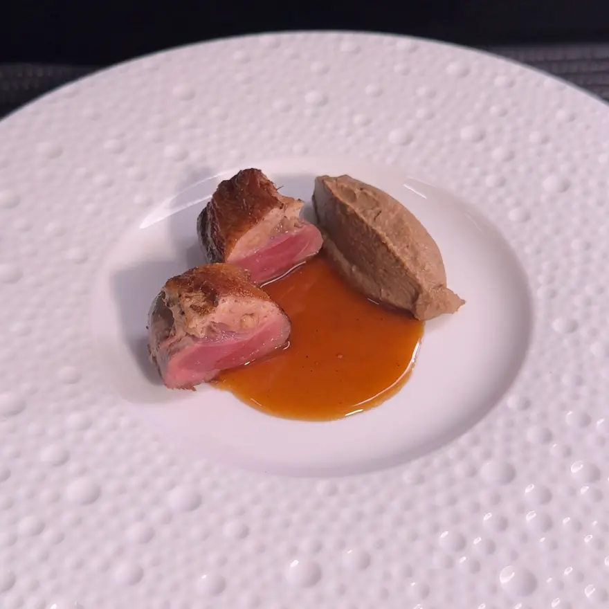 creation thumb for Pigeon Breast with Porcini Mousseline