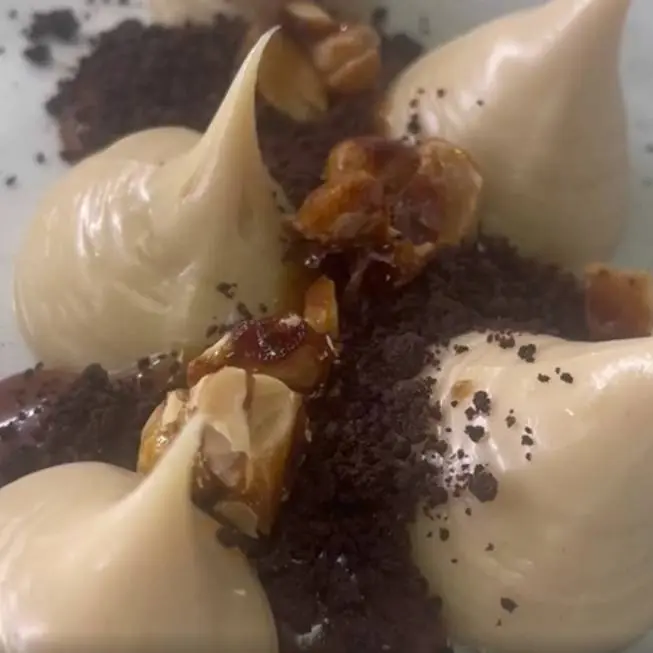 creation thumb for Crema di Arachidi al Butterscotch con Crumble di Cioccolato