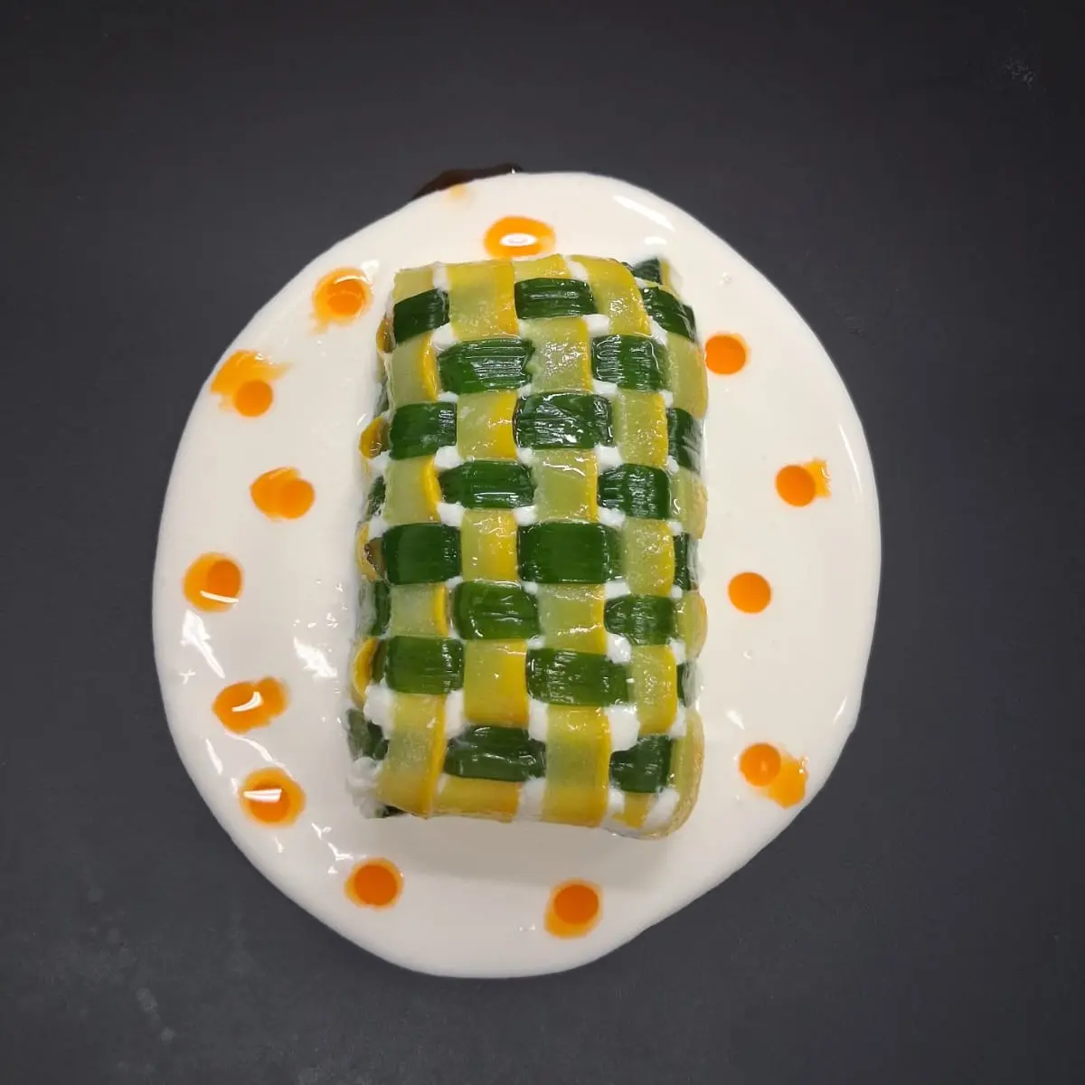 creation thumb for Fish Roulade with Zucchini and spring onion