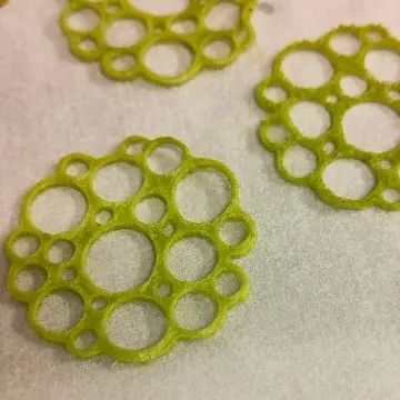 creation thumb for Green peas tuiles 