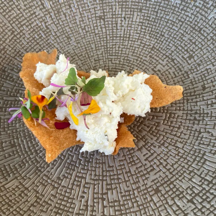 creation thumb for Summer chips l tomato, ricotta, herbs
