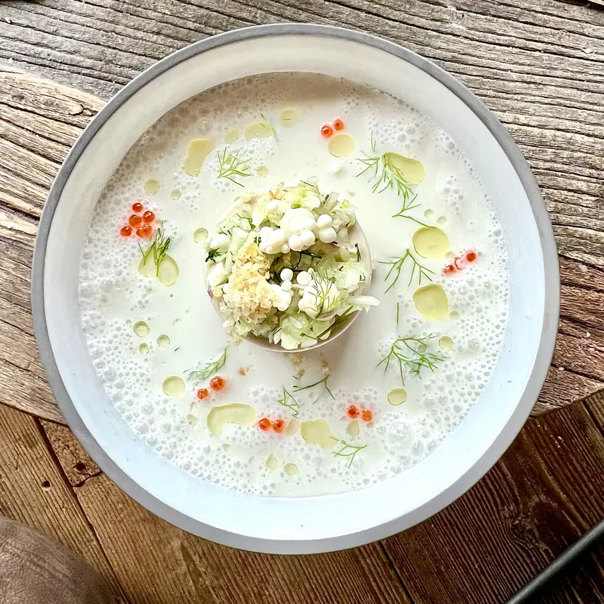 creation thumb for Räucherfischmousse - Joghurt - Fenchel - Kaviar 